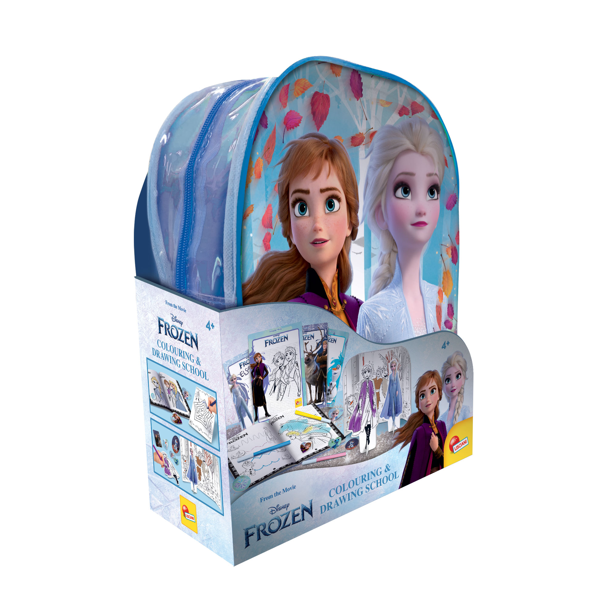 Lisciani Frozen zainetto scuola disegno Colouring Drawing