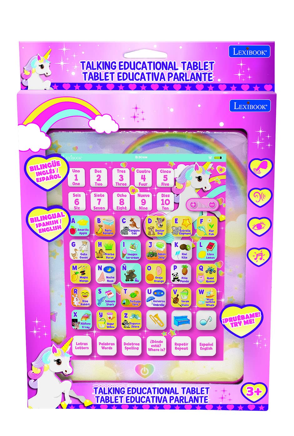 Lexibook JCPAD002UNI tablet educativo parlante spagnolo-inglese