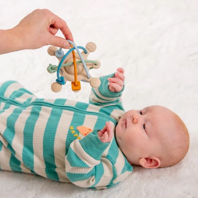 Tickit SiliSoft Fidget Rattle sonaglio dentizione Neutral