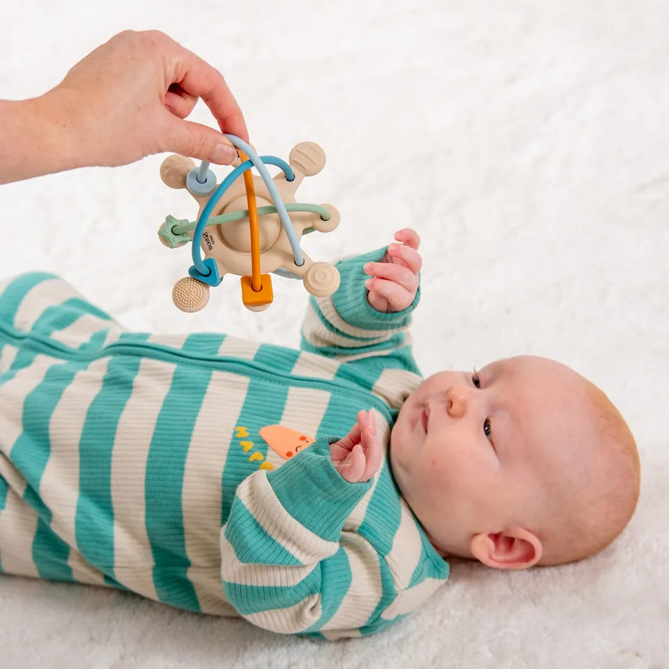 Tickit SiliSoft Fidget Rattle sonaglio dentizione Neutral
