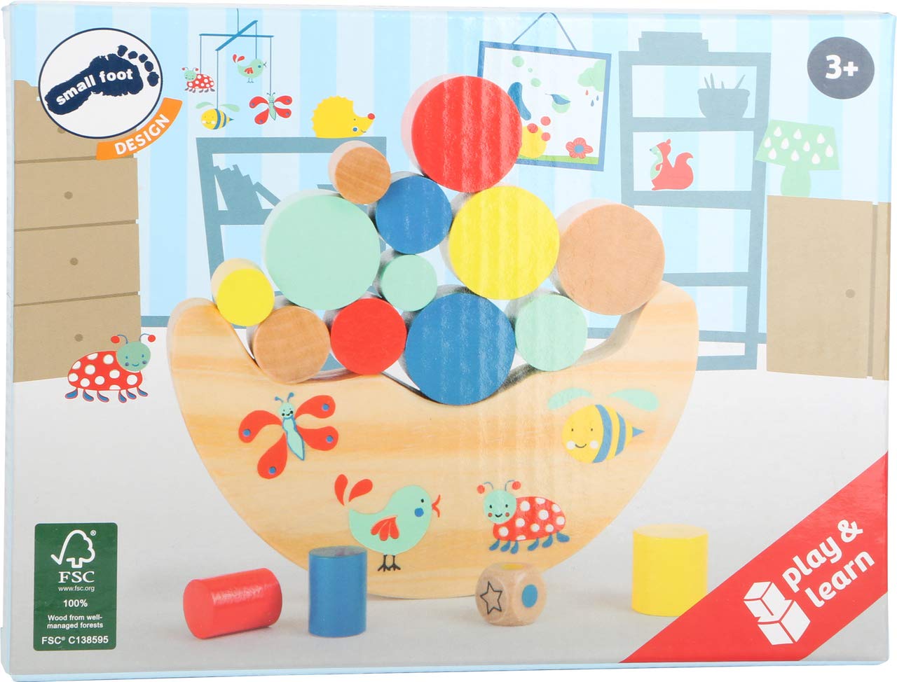 smallfoot Move it! gioco equilibrio legno bambini 3 anni