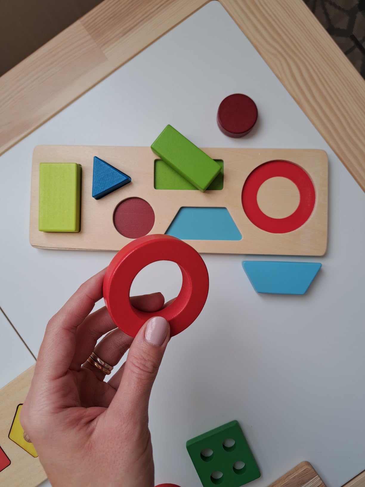 Hape E1615 puzzle in legno 2 livelli 18 mesi+