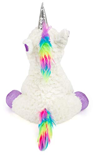 smallfoot 11477 unicorno peluche 30 cm bianco