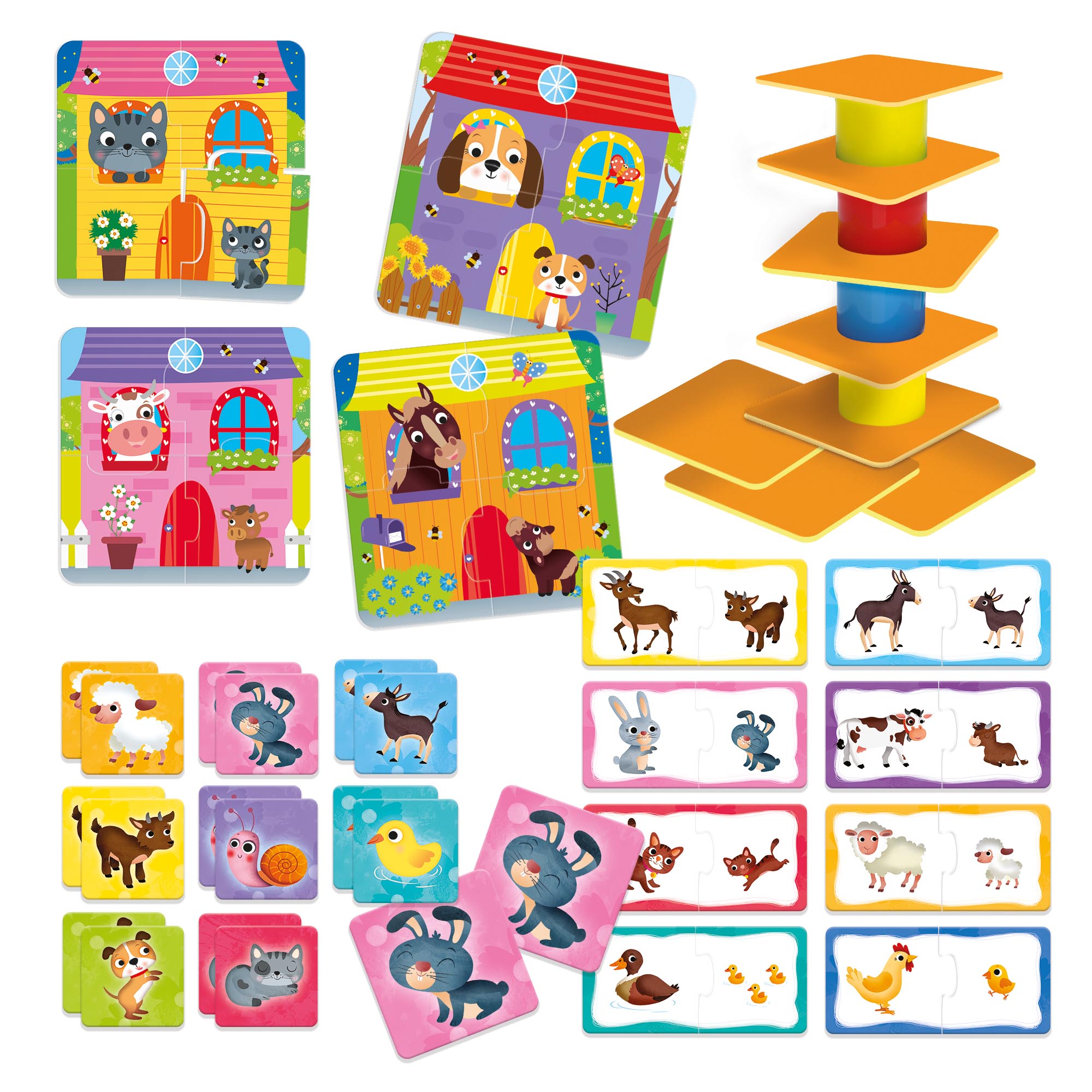 Lisciani Carotina Baby 4 in 1 gioco educativo primi giochi