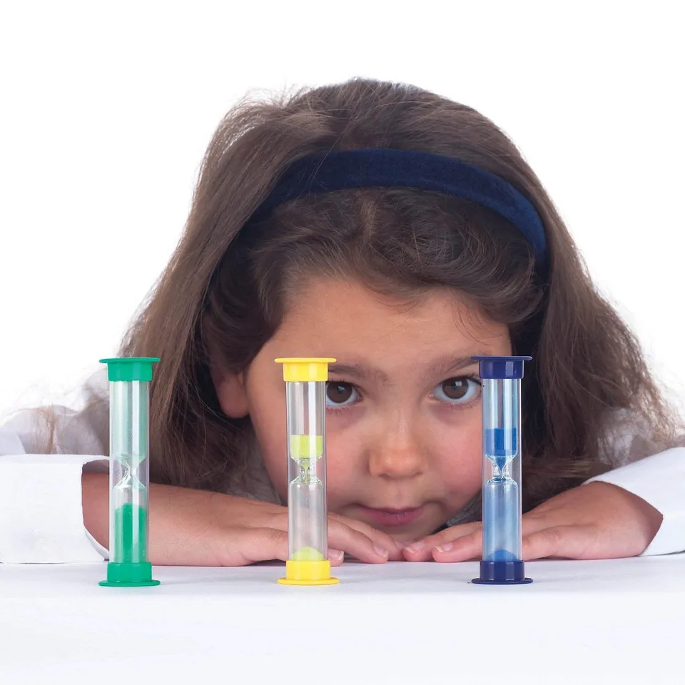 Tickit Mini Sand Timer Clessidre Colorate 3 Pezzi 1-3-5 Min