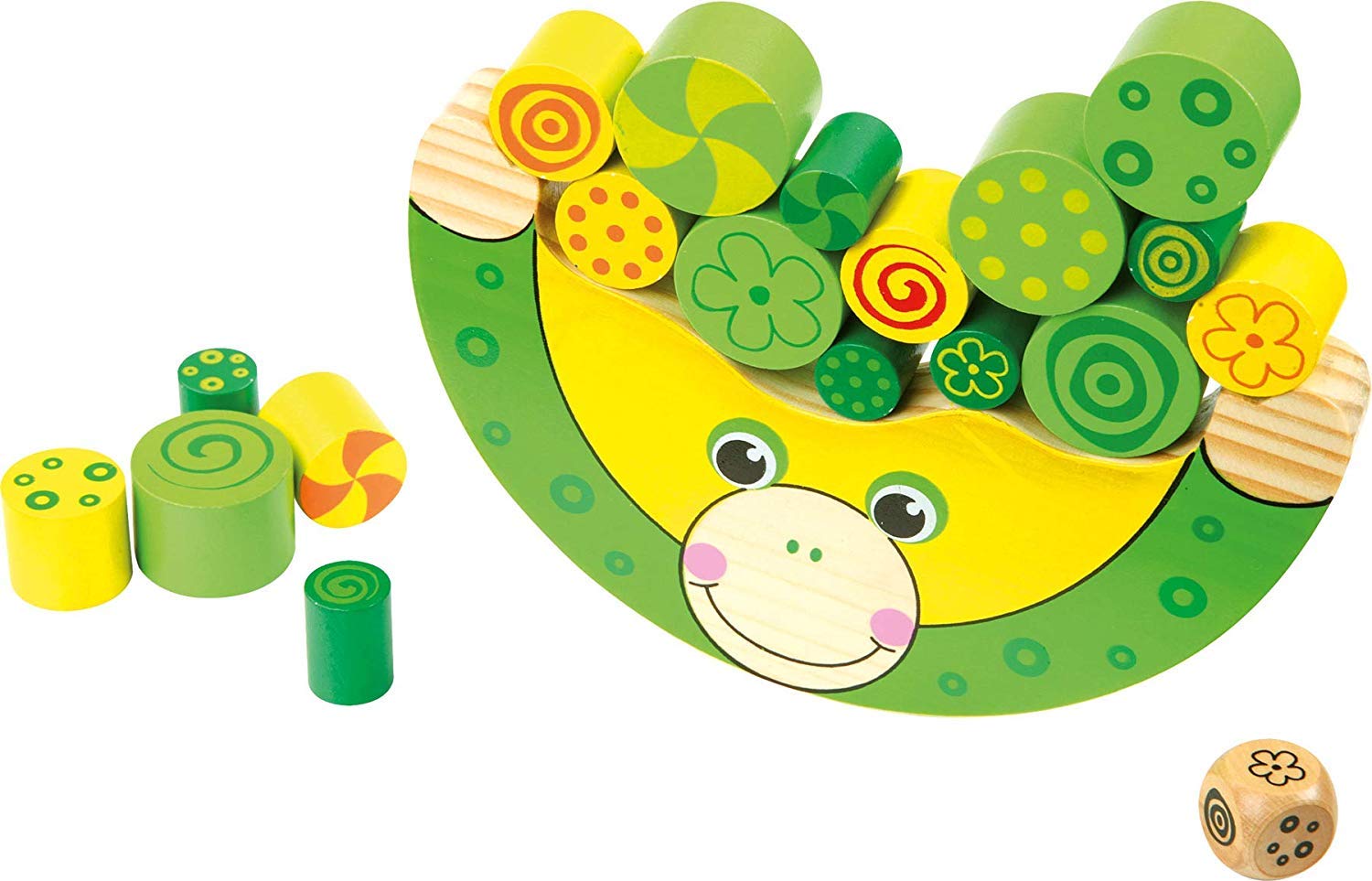 small foot Rana 7357 gioco di equilibrio legno 3 anni