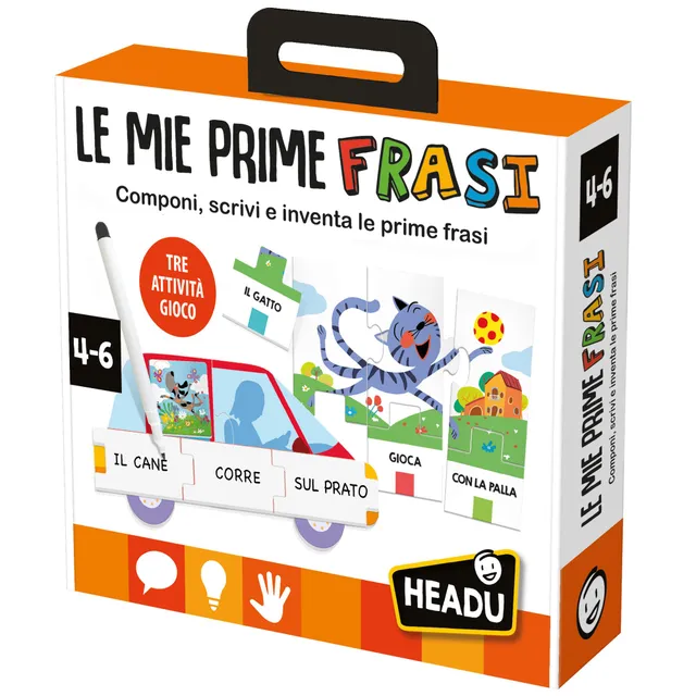 Headu Le Mie Prime Frasi gioco educativo lettura 4-6 anni