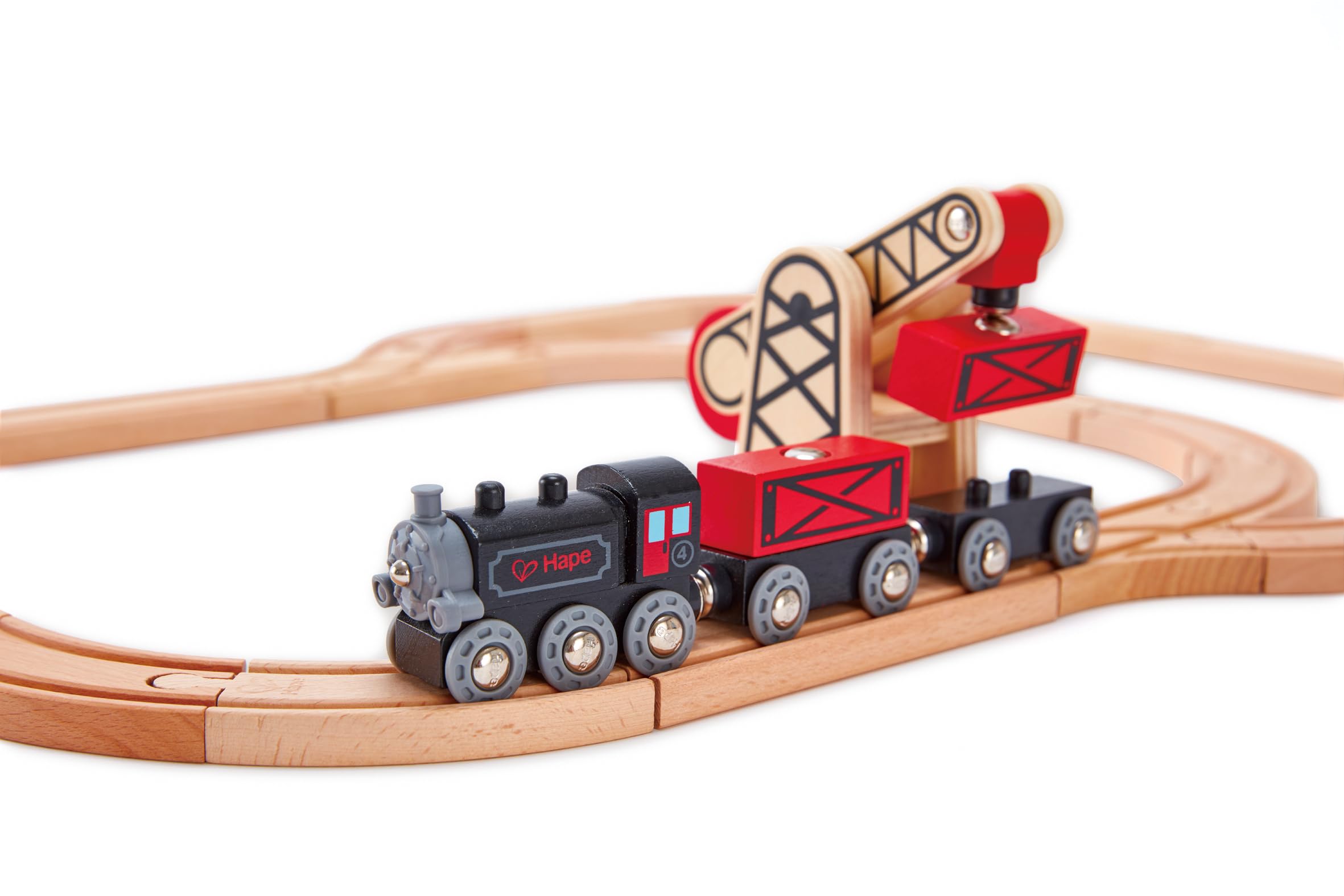 Hape Treno Merci Vapore Classico Vintage trenino legno