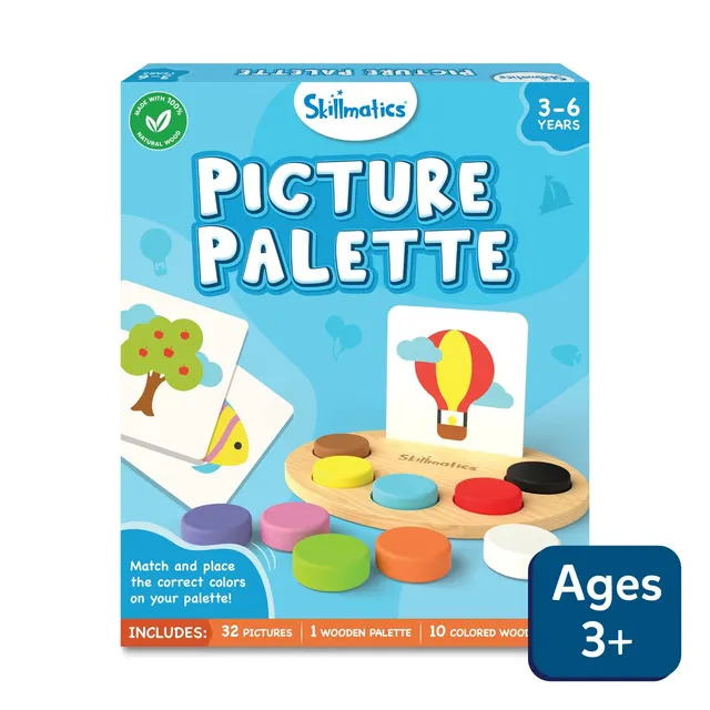 Skillmatics Picture Palette gioco in legno colori 3-6 anni