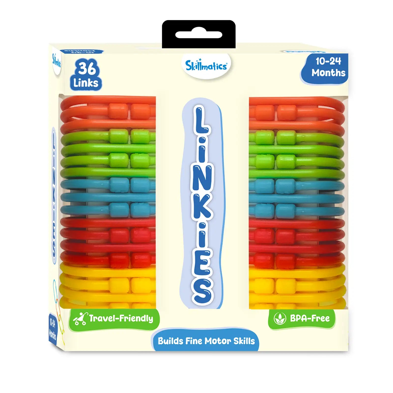 Skillmatics Linkies set 36 anelli gioco neonati 10-24 mesi