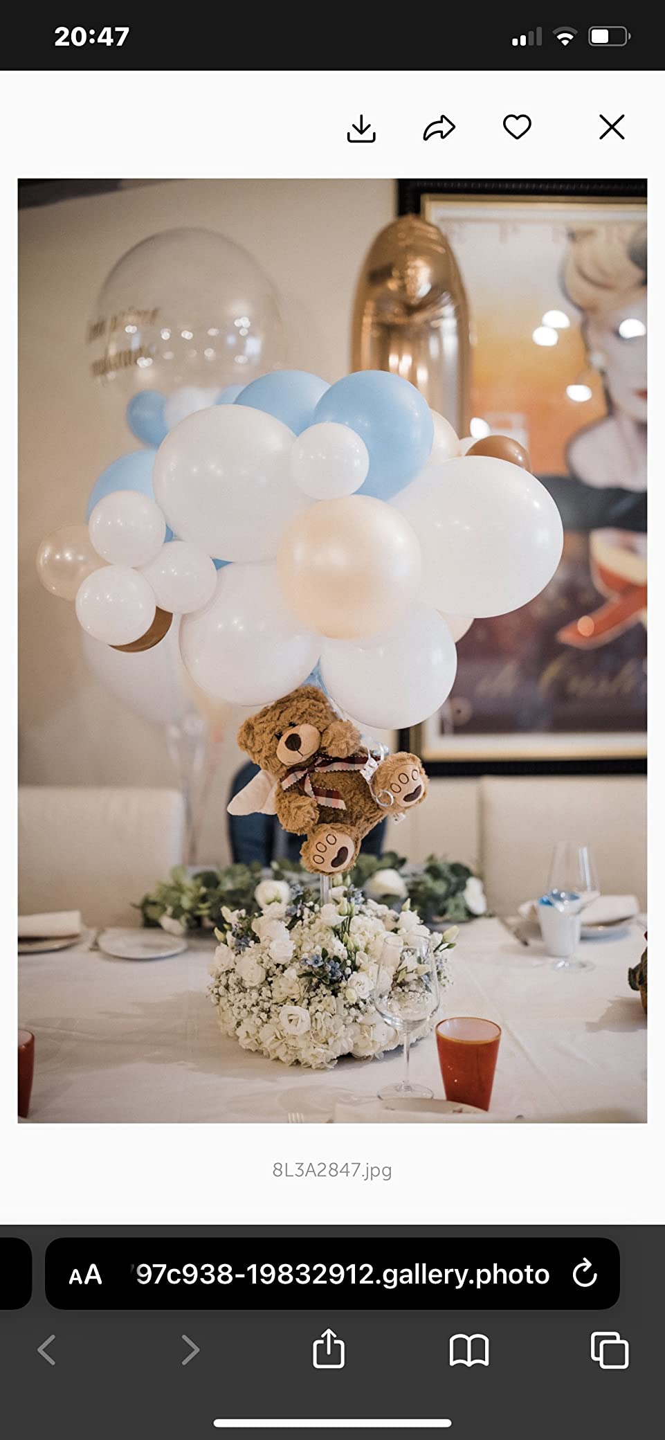 Small Foot 11486 Angelo Custode peluche orsetto 25 cm