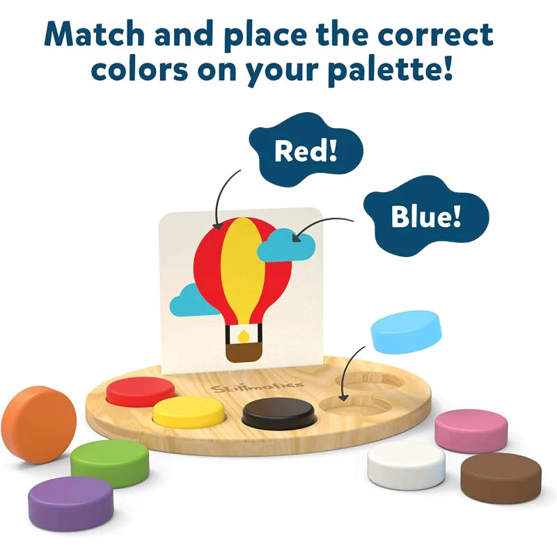 Skillmatics Picture Palette gioco in legno colori 3-6 anni