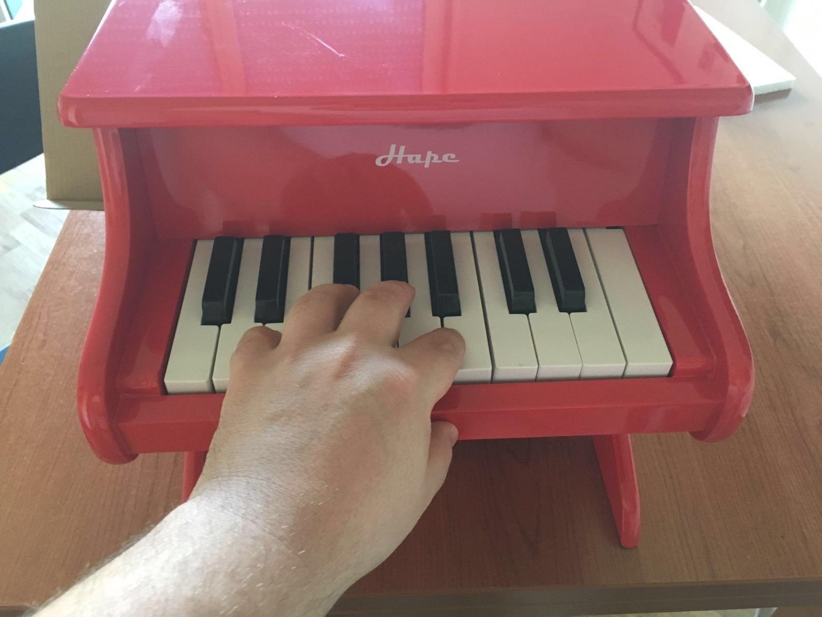 Hape Piano Divertente E0318 pianoforte bambini 18 tasti