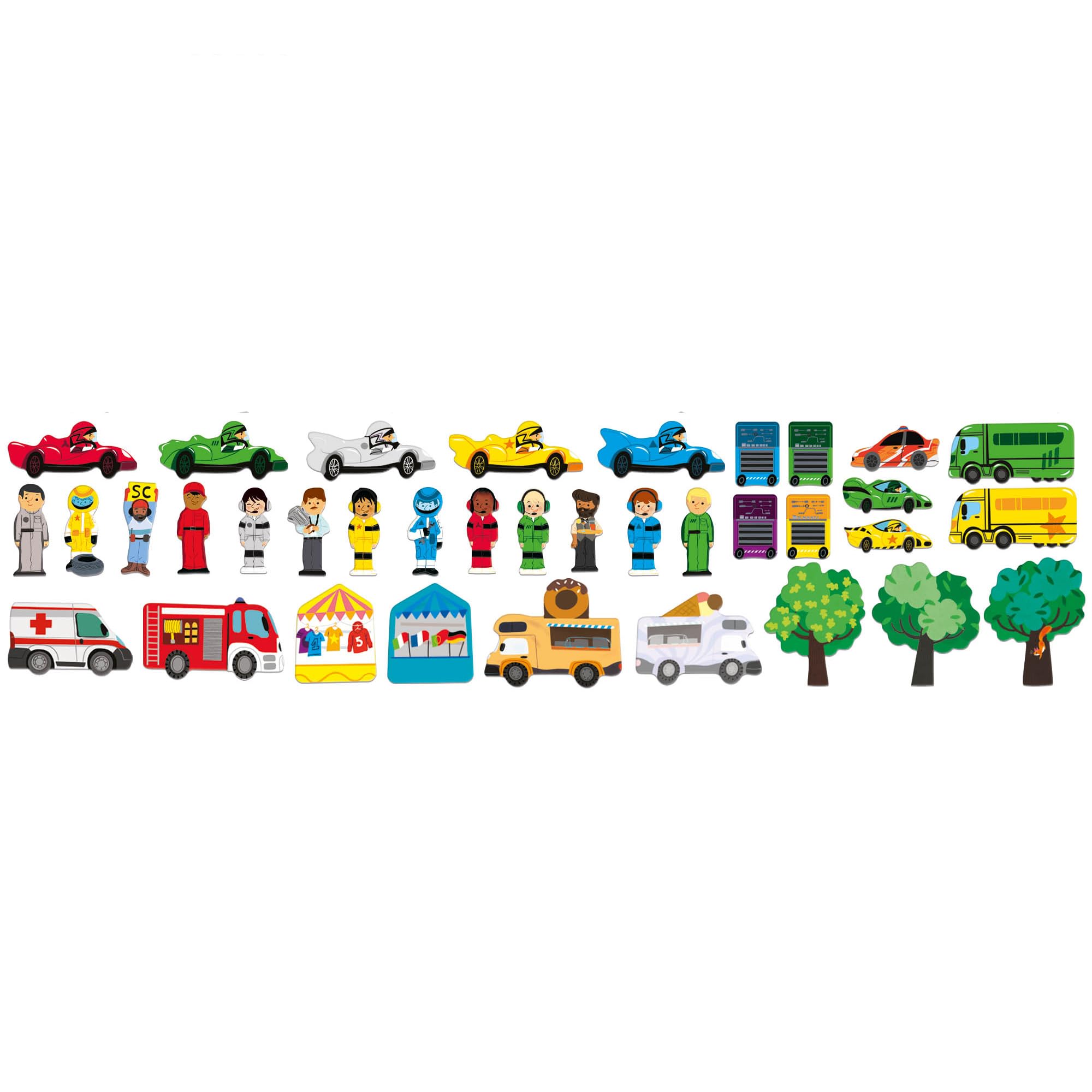 Headu Giant Playset Gran Prix puzzle gigante 42 pezzi 3+ anni