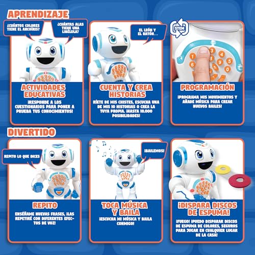 Lexibook Powerman Star robot giocattolo telecomandato 4 anni