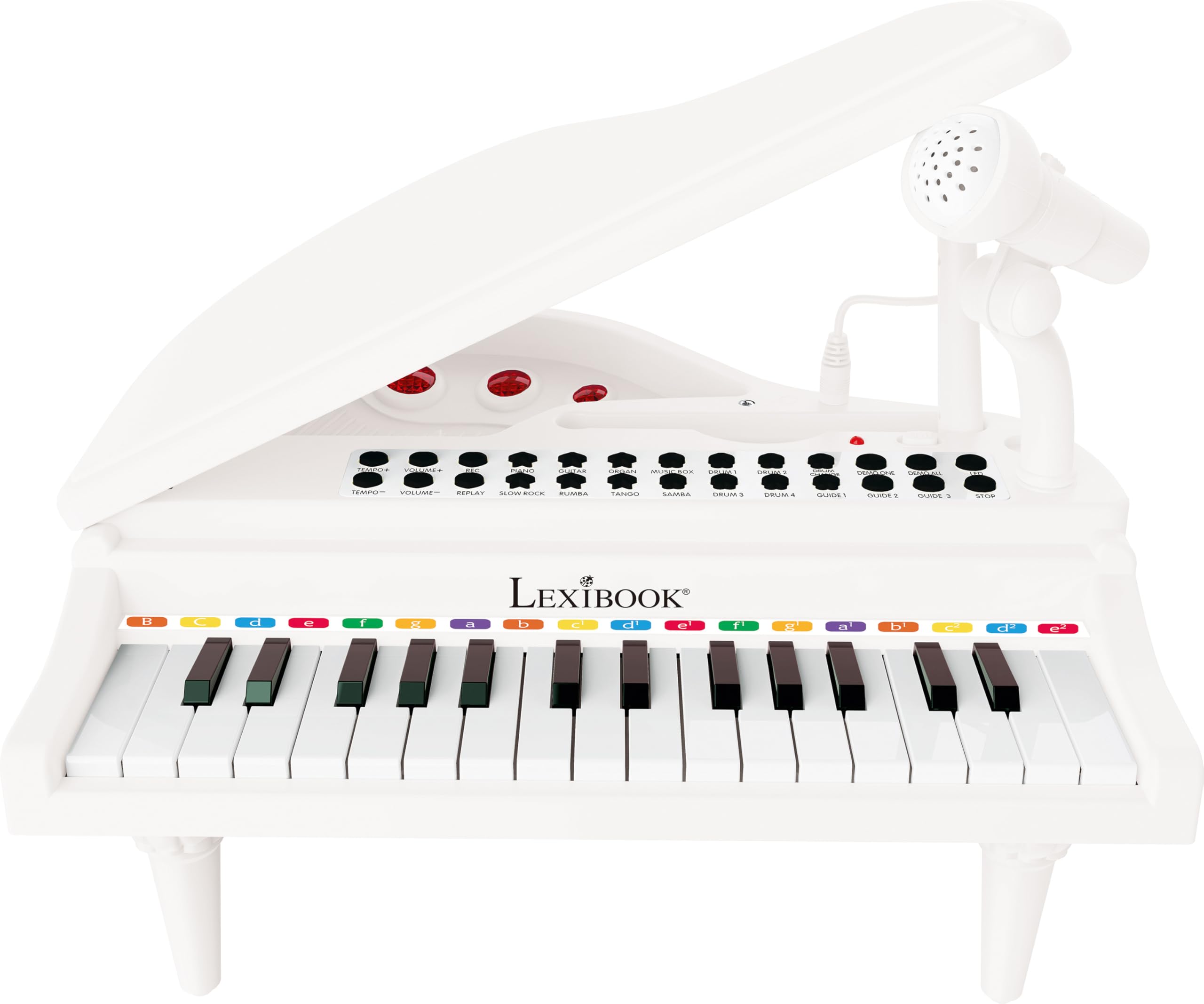 Lexibook K731 mio primo pianoforte bambini bianco 31 tasti