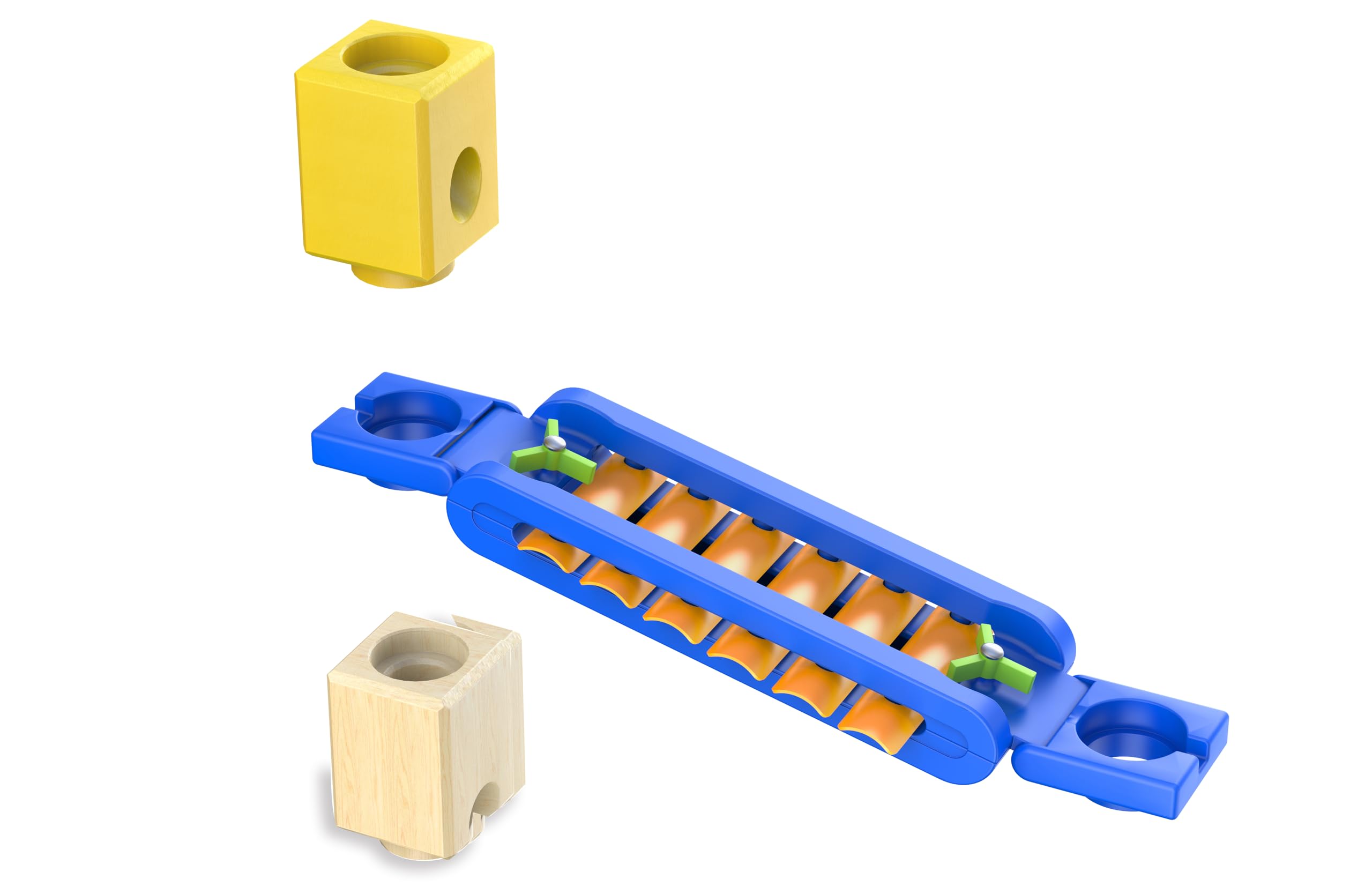 Hape Quadrilla scivolo sonoro pista biglie xilofono 13 pezzi