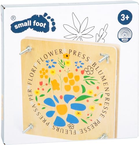 smallfoot pressa per fiori in legno con viti