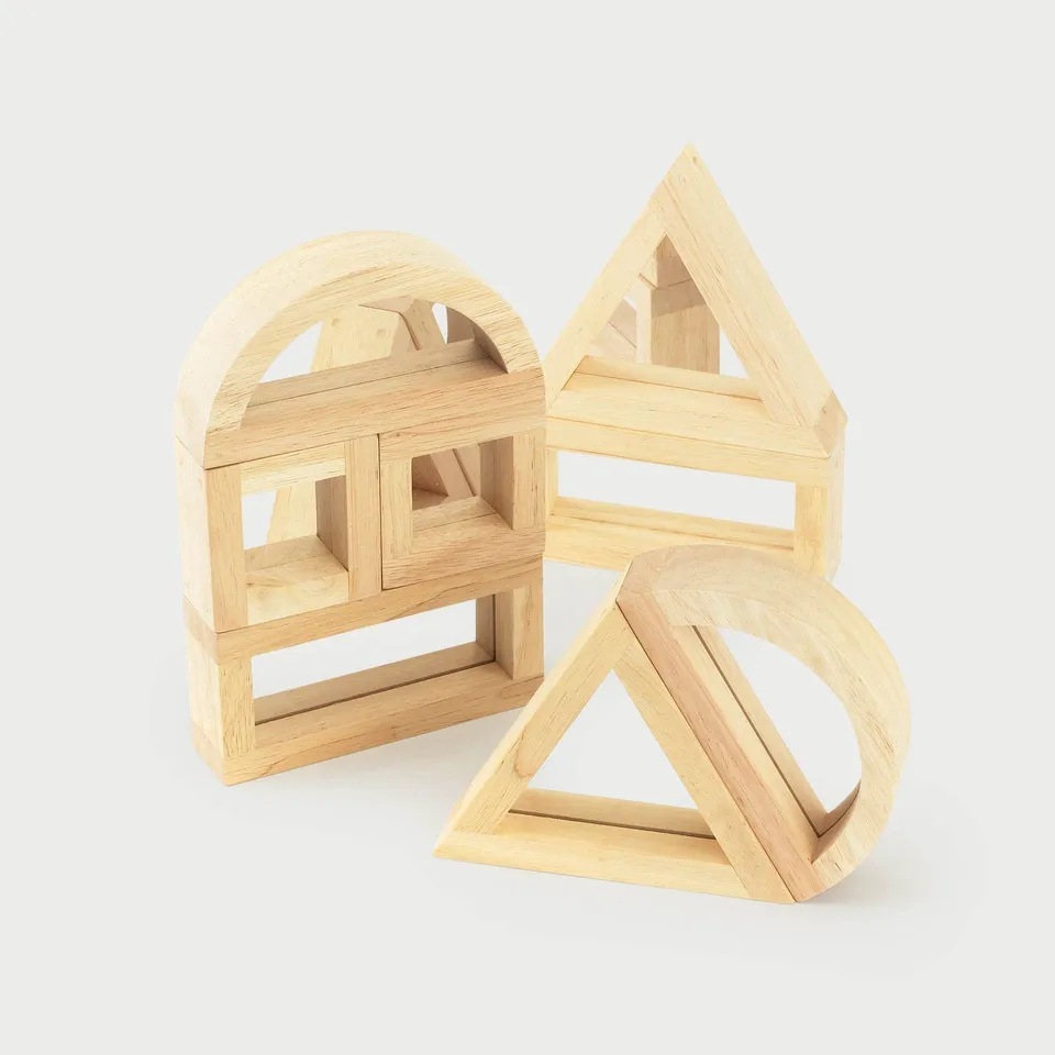 Tickit Large Mirror Blocks blocchi specchio legno 8 pezzi