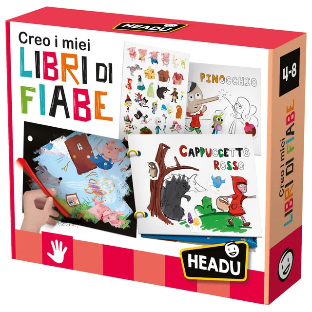 Headu Creo I Miei Libri di Fiabe IT29280 kit creativo 4-8 anni