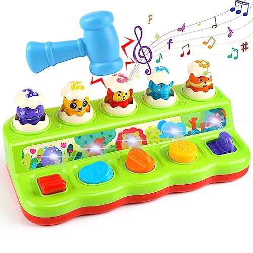 DINORUN Pop Up Animali gioco interattivo sonoro