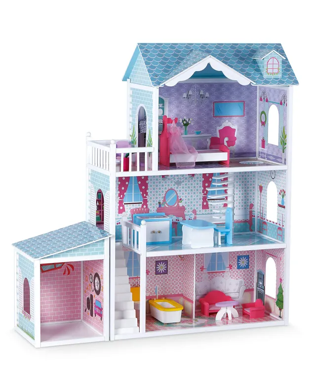 Small Foot Villa Deluxe 11068 casa bambole legno 3 piani XXL
