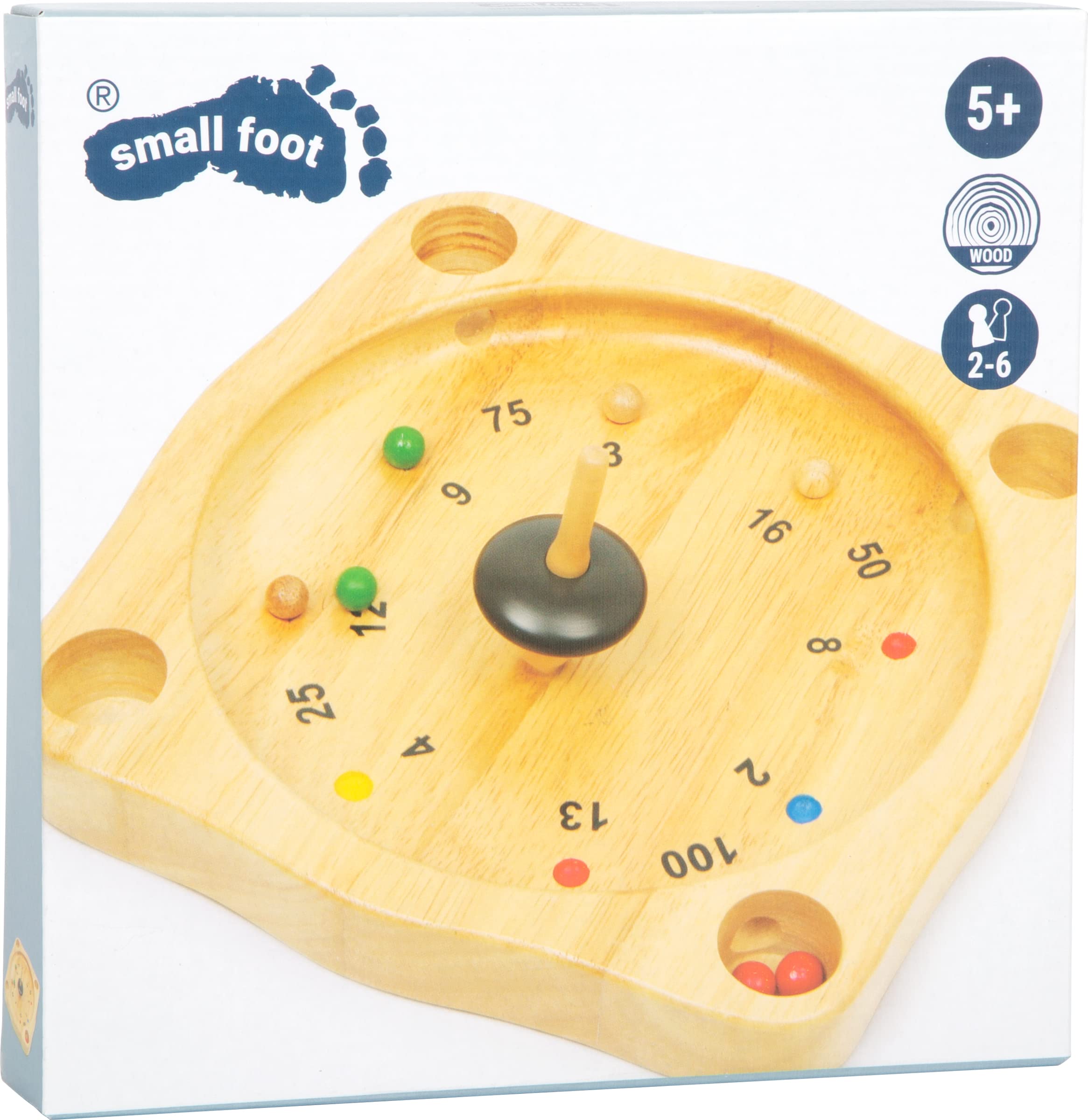 smallfoot Roulette dei Contadini gioco in legno 2-6 giocatori