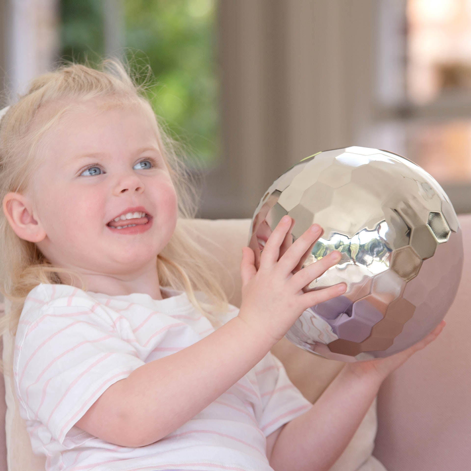 Tickit Sensory Steel Tumble Ball palla sensoriale 15 cm acciaio