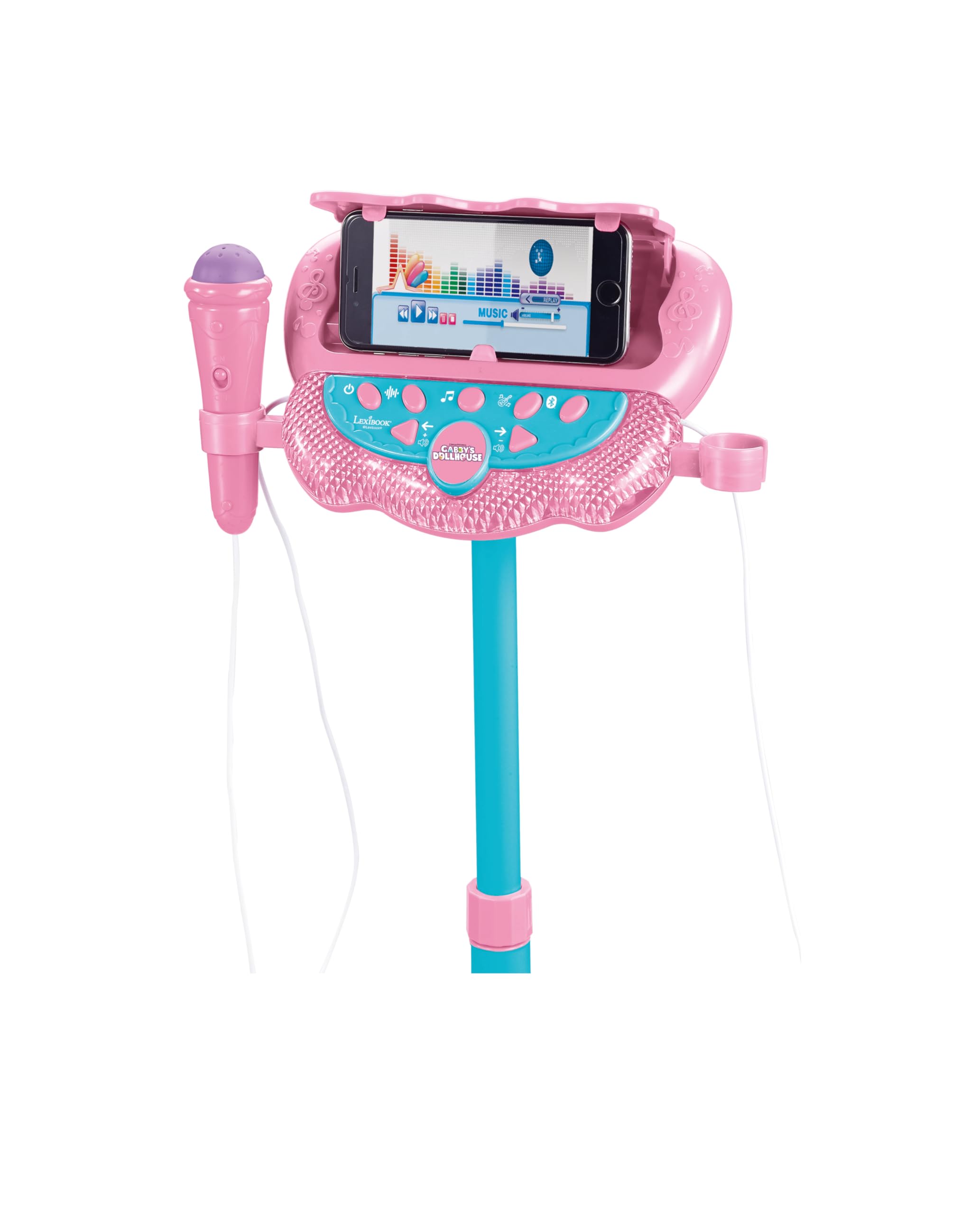 Lexibook Casa delle Bambole di Gabby S160GDH microfono karaoke luminoso