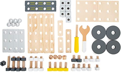 smallfoot Miniwob set costruzioni legno con attrezzi