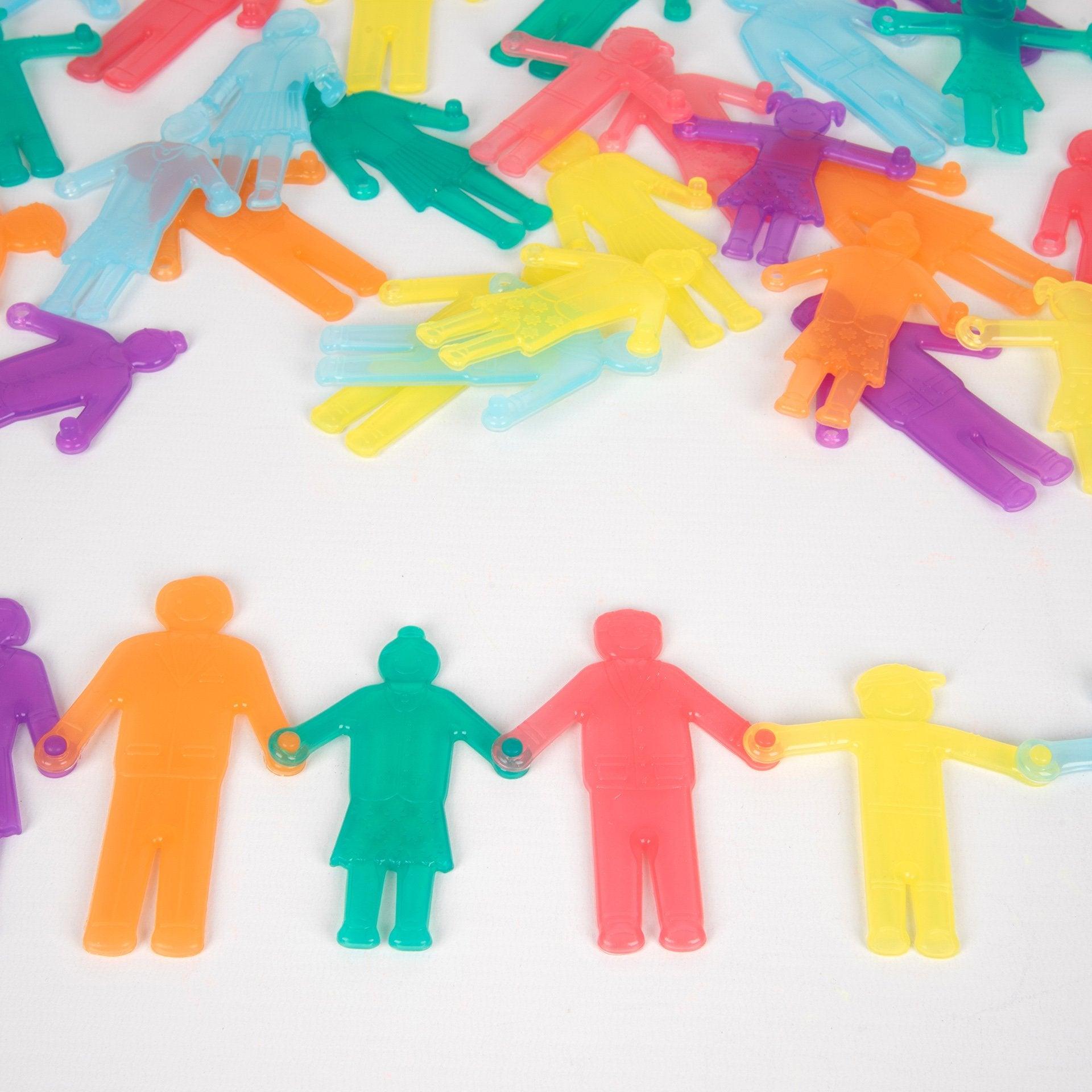 Tickit SiliShapes Linking Family personaggi silicone 36 pezzi