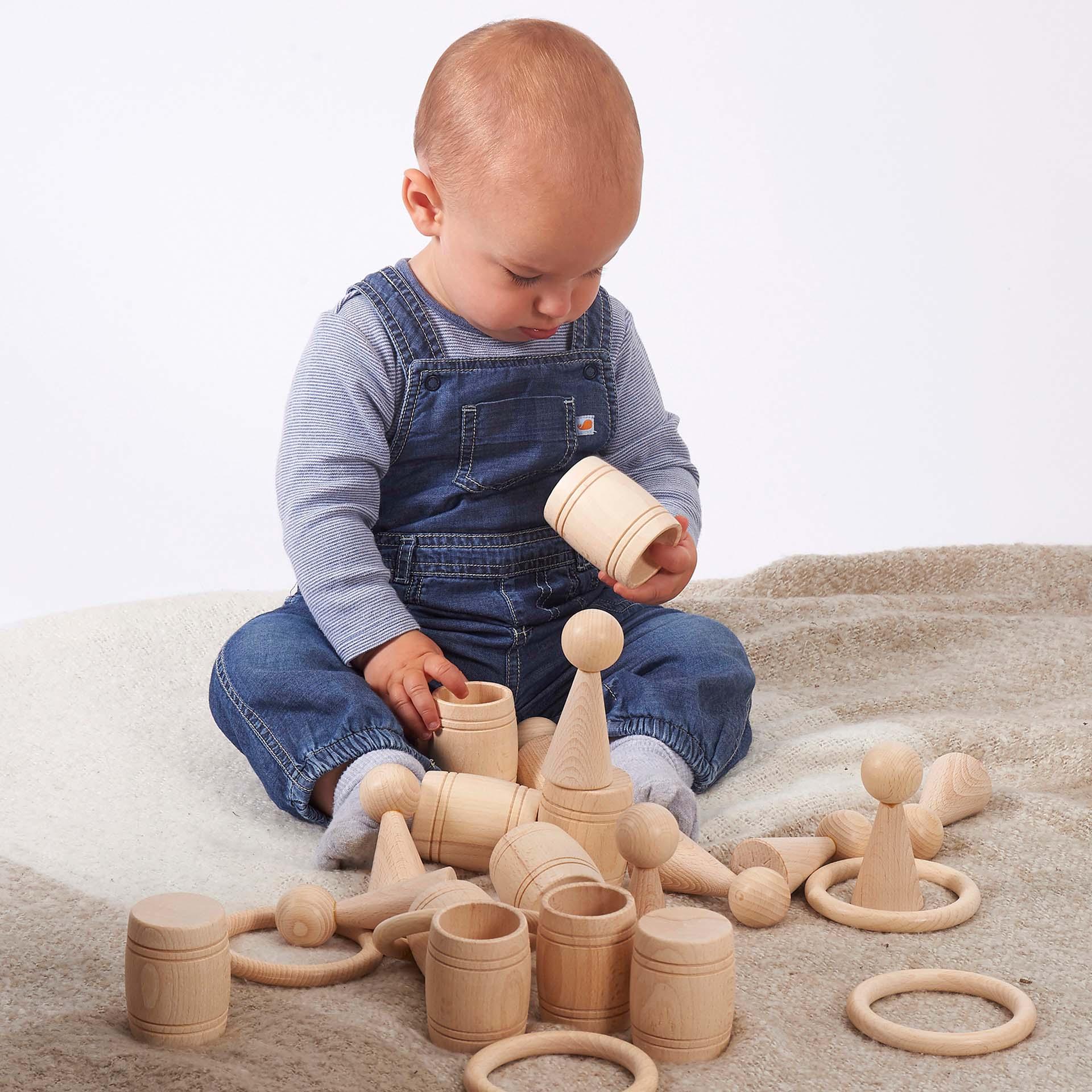 Tickit Heuristic Play Starter Set legno 63 pezzi