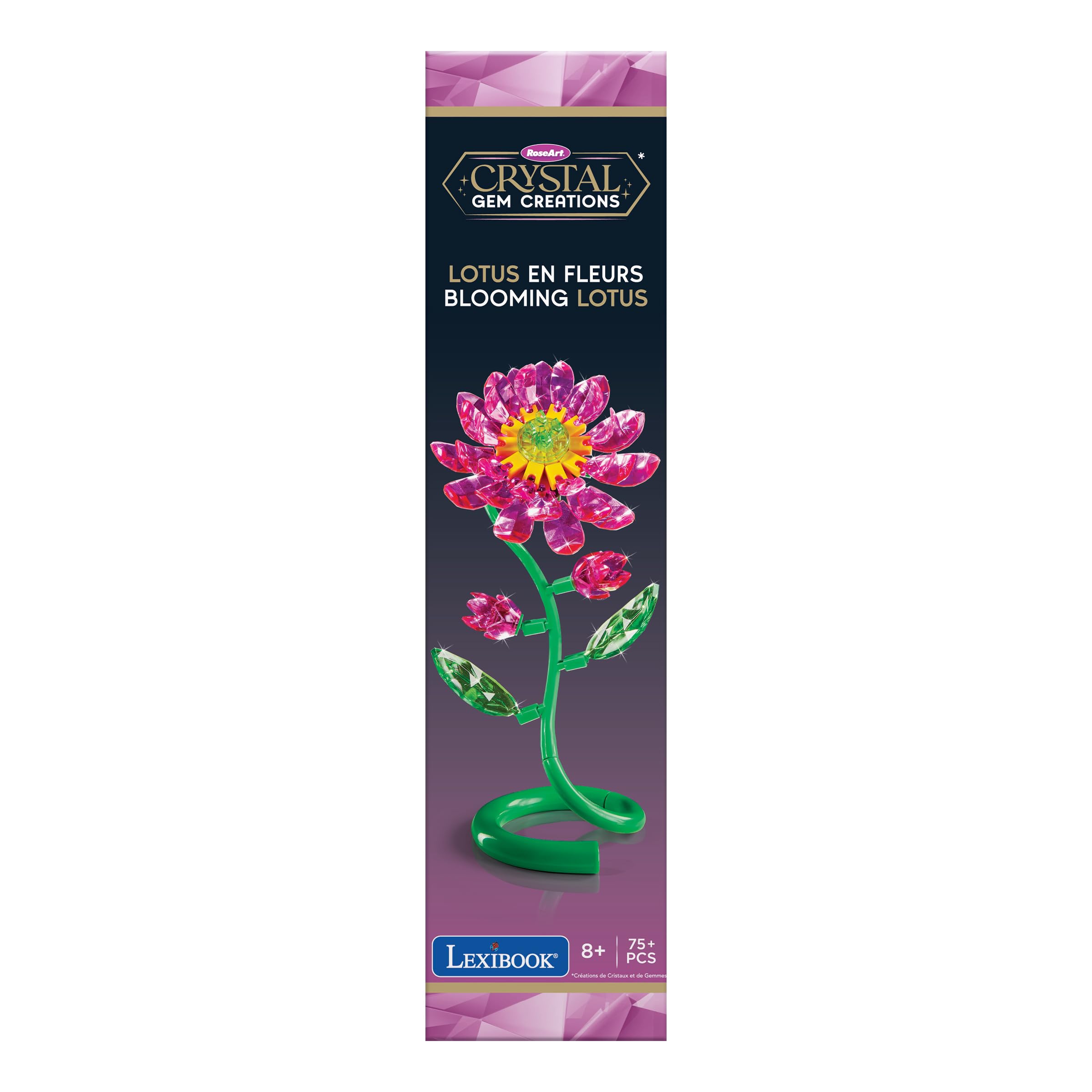Lexibook Crystal Gem CRSS61 kit creativo fiore loto rosa verde