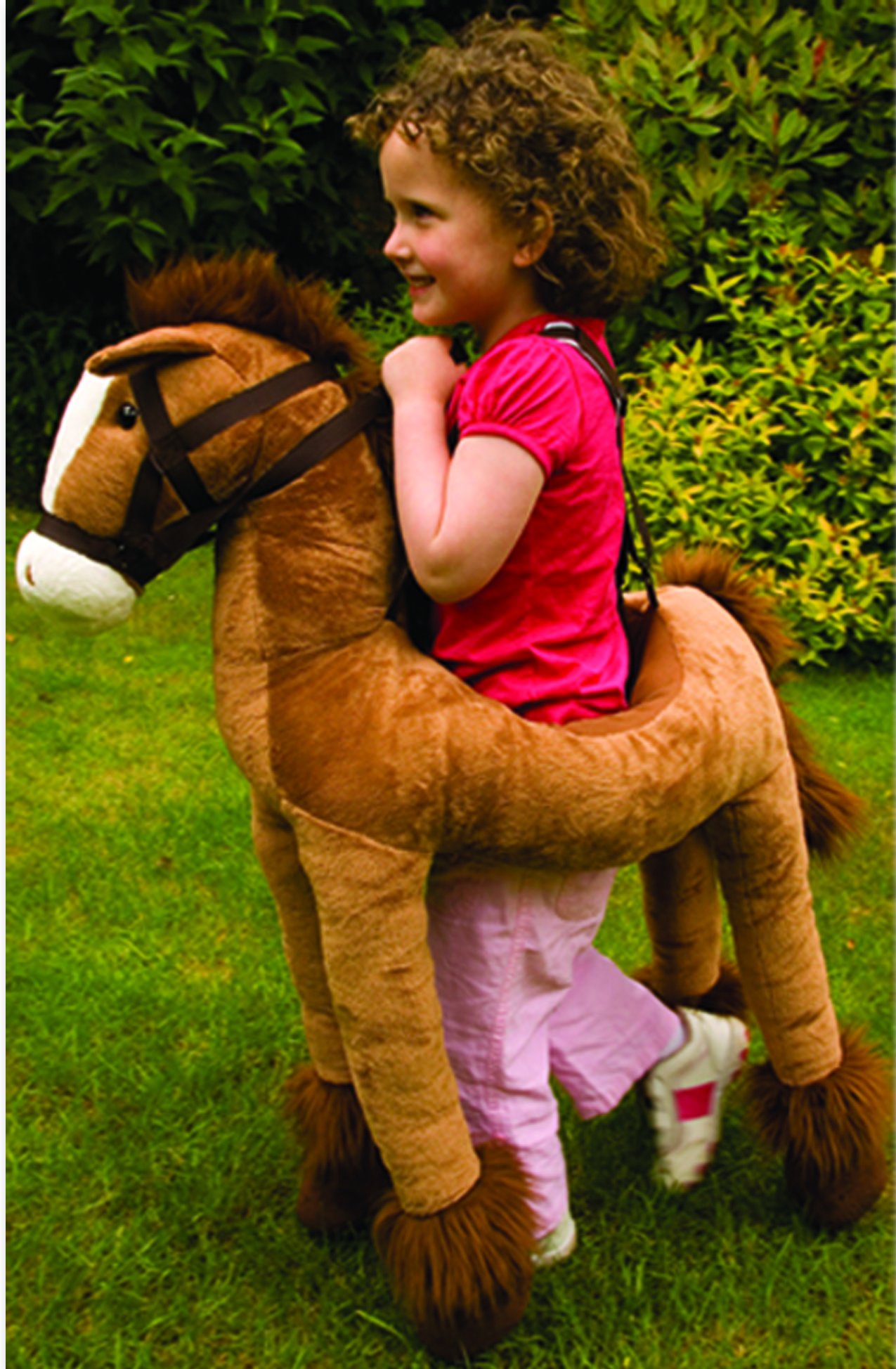 Smallfoot Maxi Cavallo Peluche da Indossare 80x40x90 cm