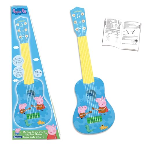 Lexibook Peppa Pig K200PPLXB chitarra bambini blu giallo 53 cm