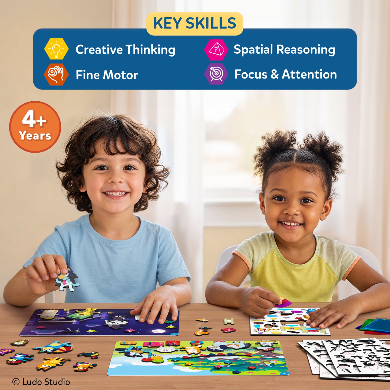 Skillmatics Foil Fun Bluey World of Animals kit foil