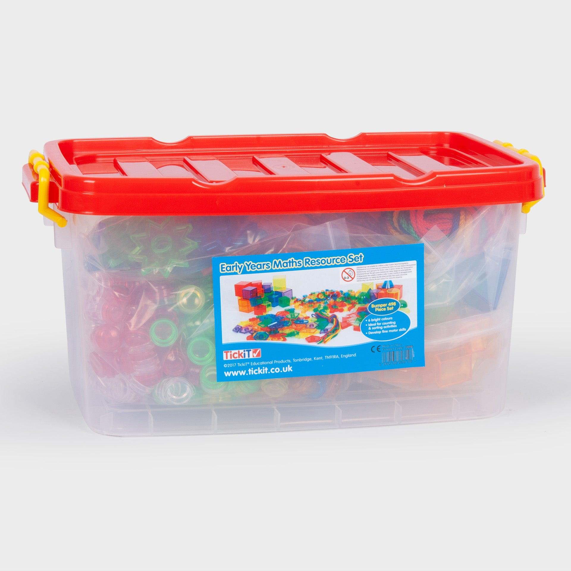 Tickit Early Years Maths Resource Set kit traslucido 500 pezzi