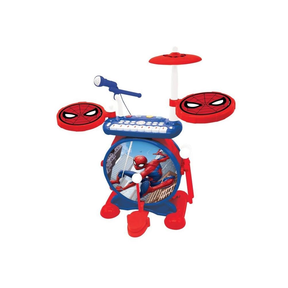 Lexibook K610SP Spider-Man batteria elettronica 3 in 1
