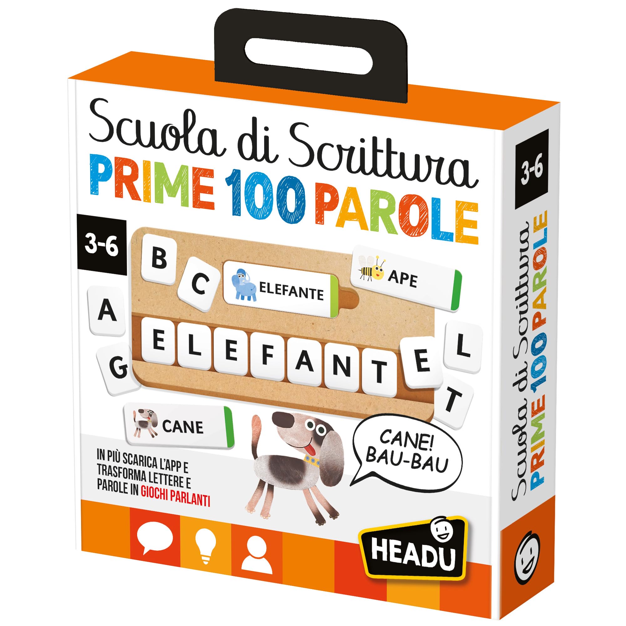 Headu Scuola di Scrittura Parlante gioco scrivere 3-6 anni fonetico