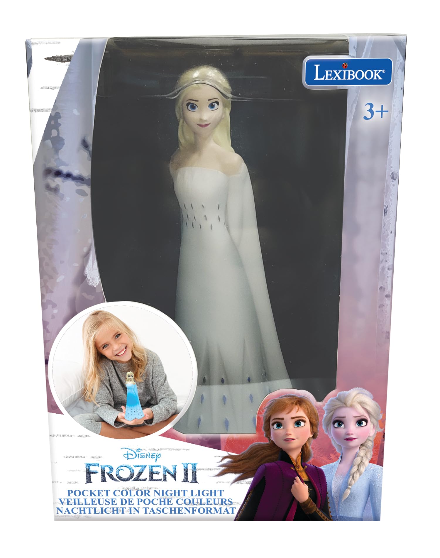 Lexibook Frozen NLJ01FZ1LXB luce notturna bianco cambia colore