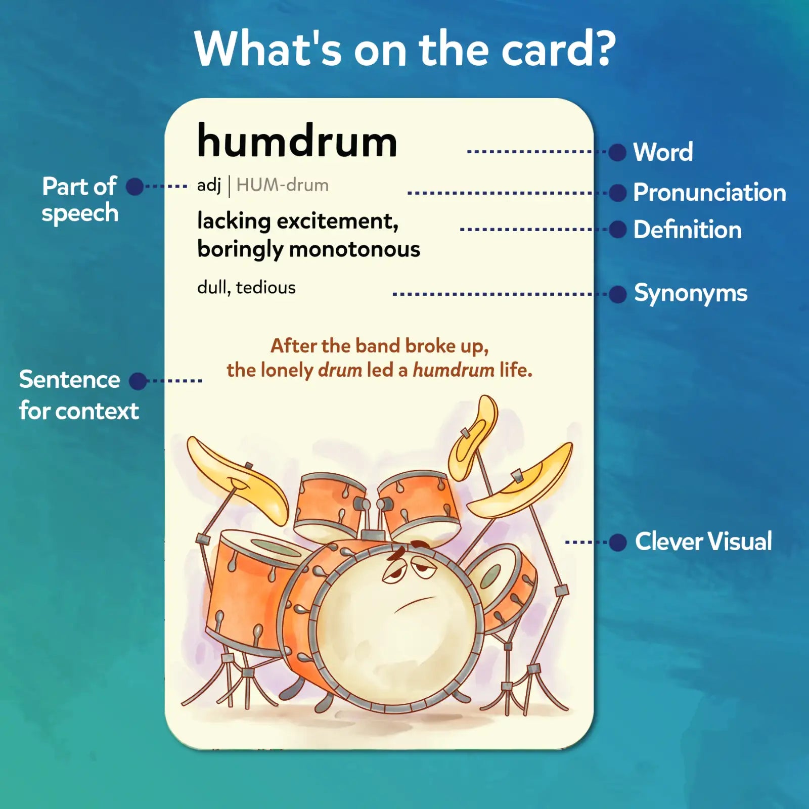 Skillmatics Wordables Level 2 flashcard vocabolario 10+ anni