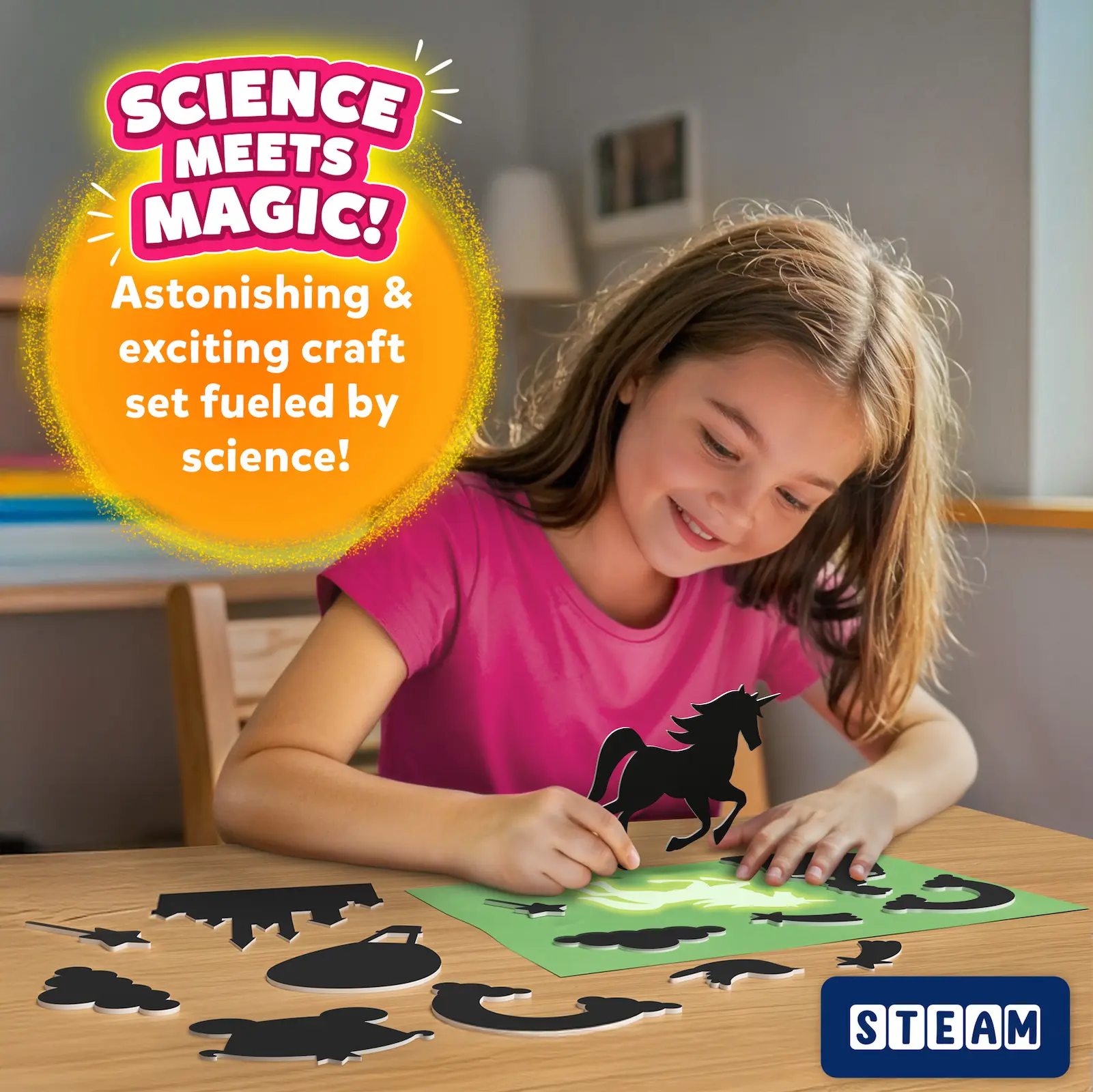Skillmatics Sun Art Unicorn & Princess carta solare 4-12 anni