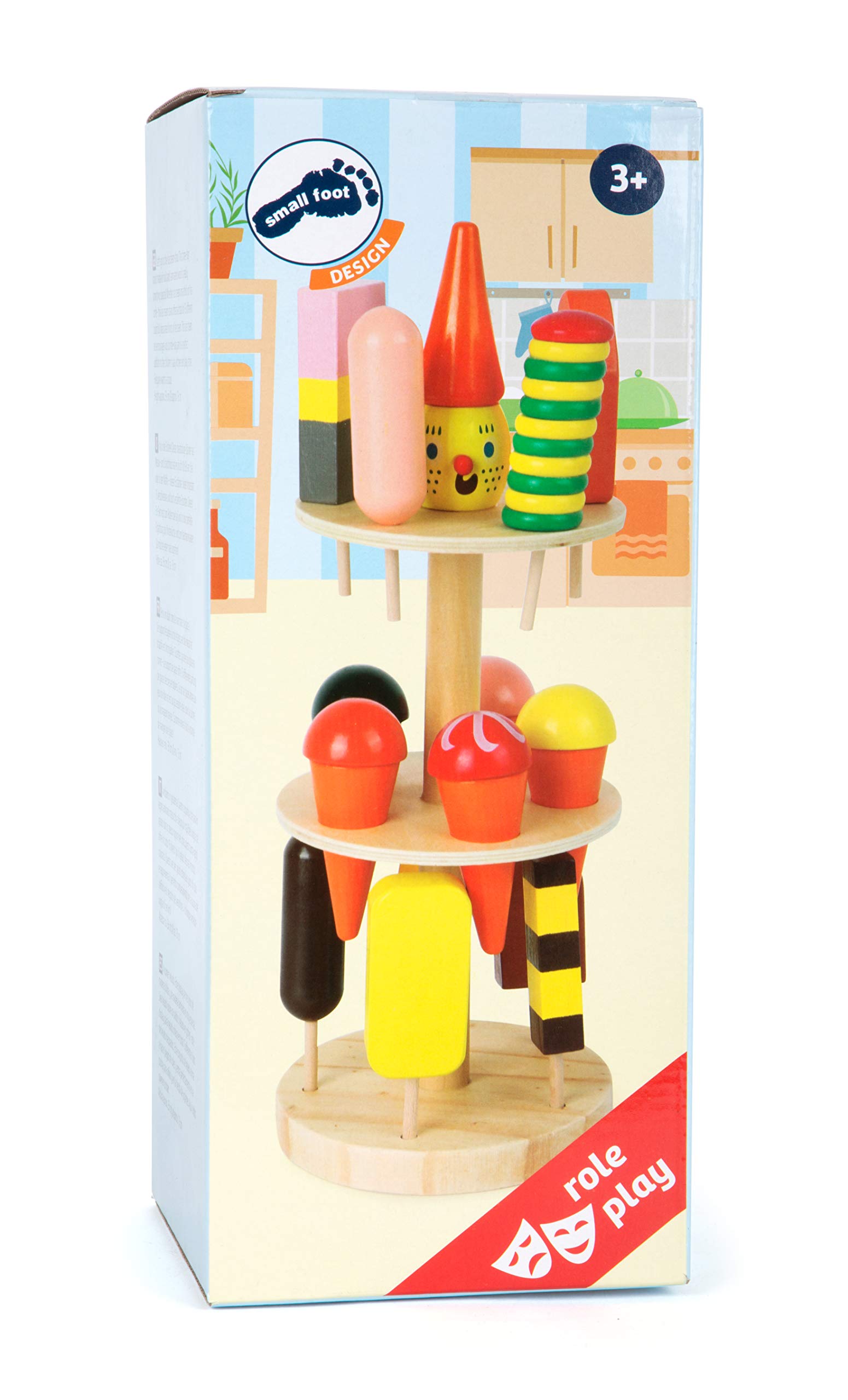 smallfoot Porta gelati 5261 cucina gioco legno 15 gelati
