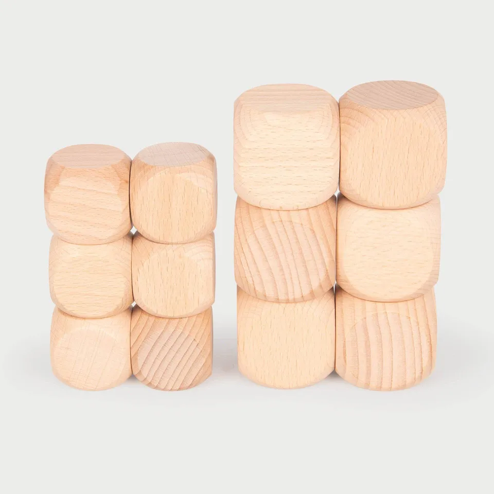 Tickit Beechwood Cubes cubetti legno 4cm 6pz