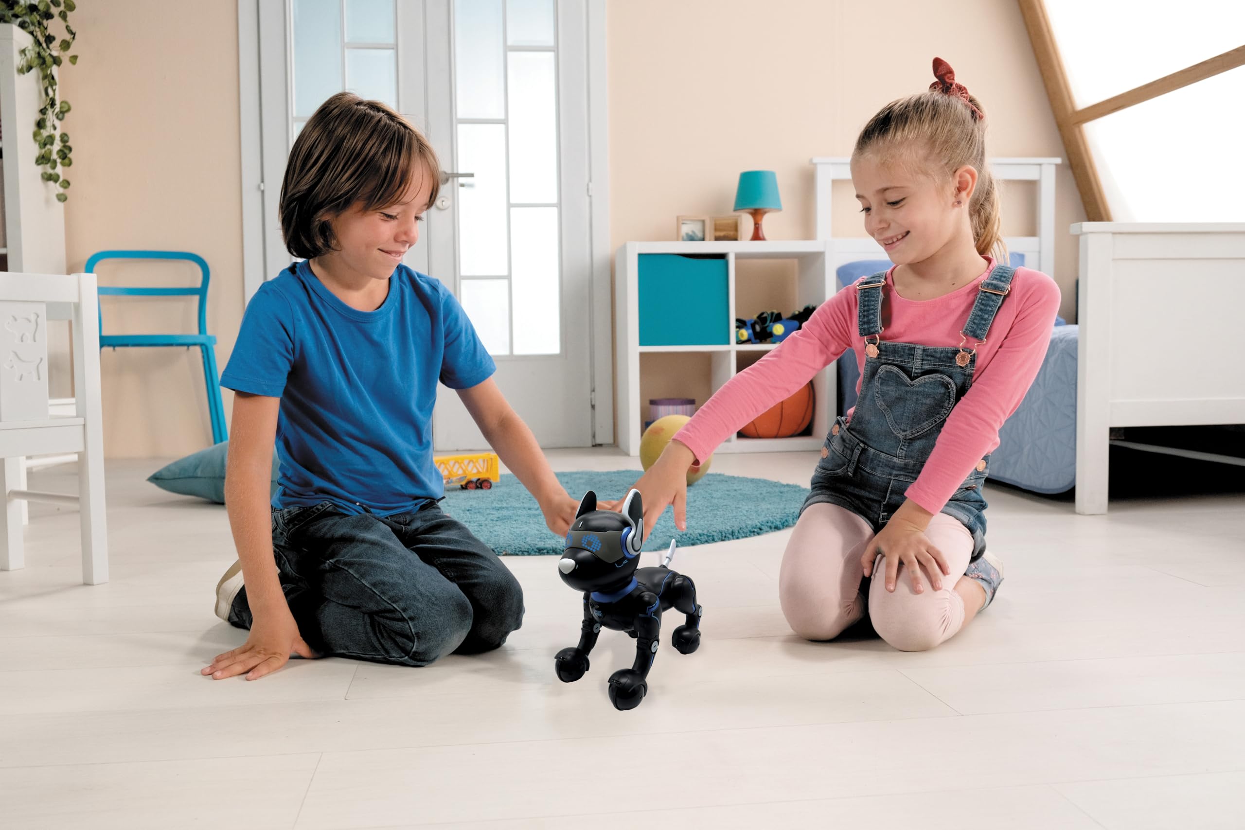 Lexibook DOG01BK Power Puppy robot cane nero