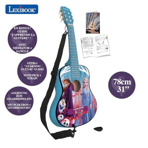 Lexibook Disney Frozen chitarra 78 cm blu bambine