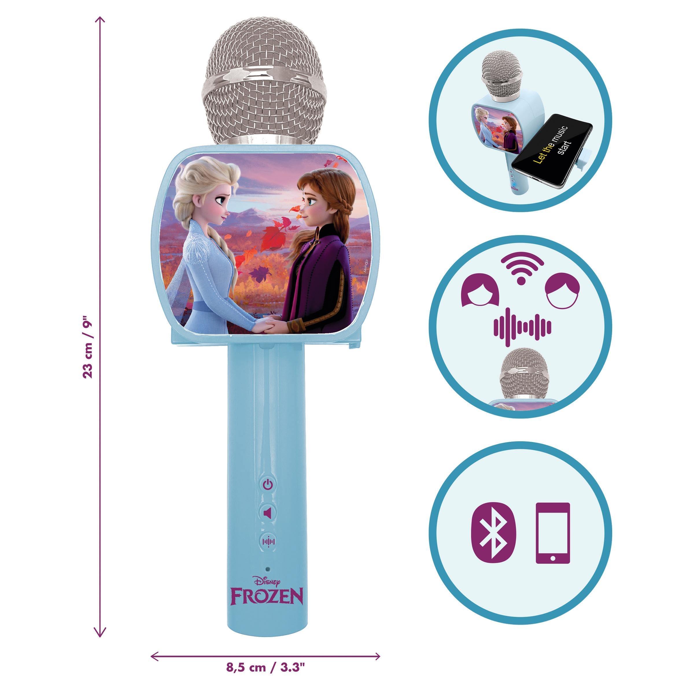 Lexibook Frozen MIC240FZLXB microfono bluetooth blu