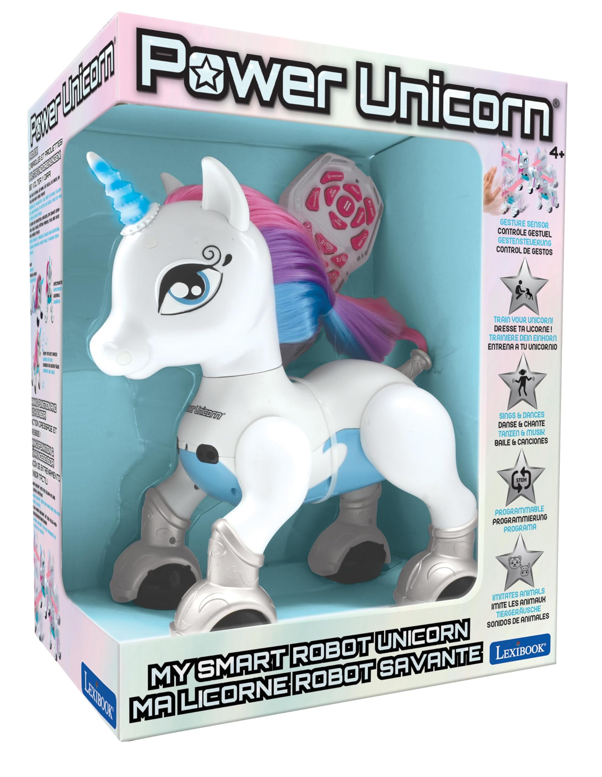 Lexibook Power Unicorn UNI01LXB robot unicorno programmabile