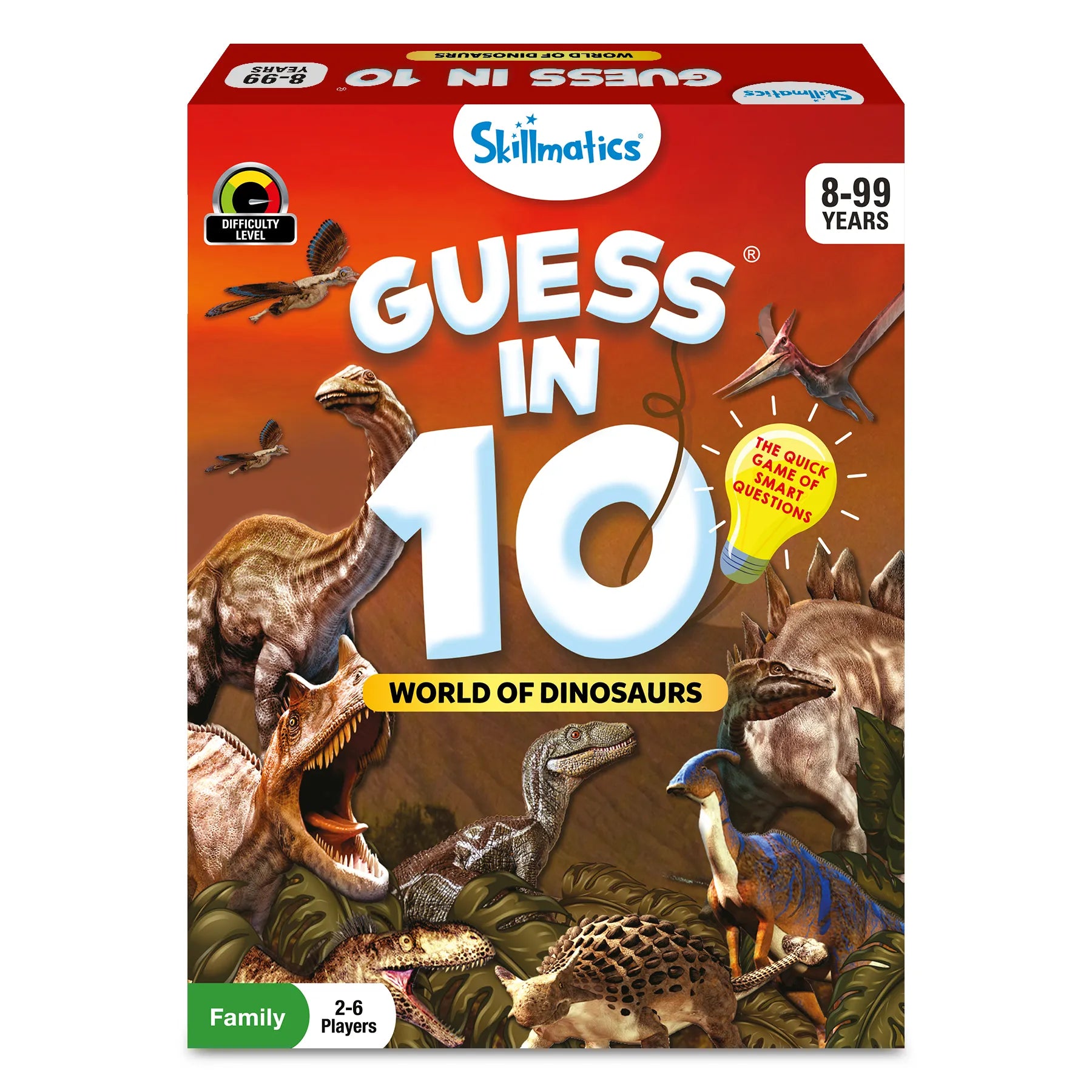 Skillmatics Guess in 10 Dinosauri gioco carte 8+ anni