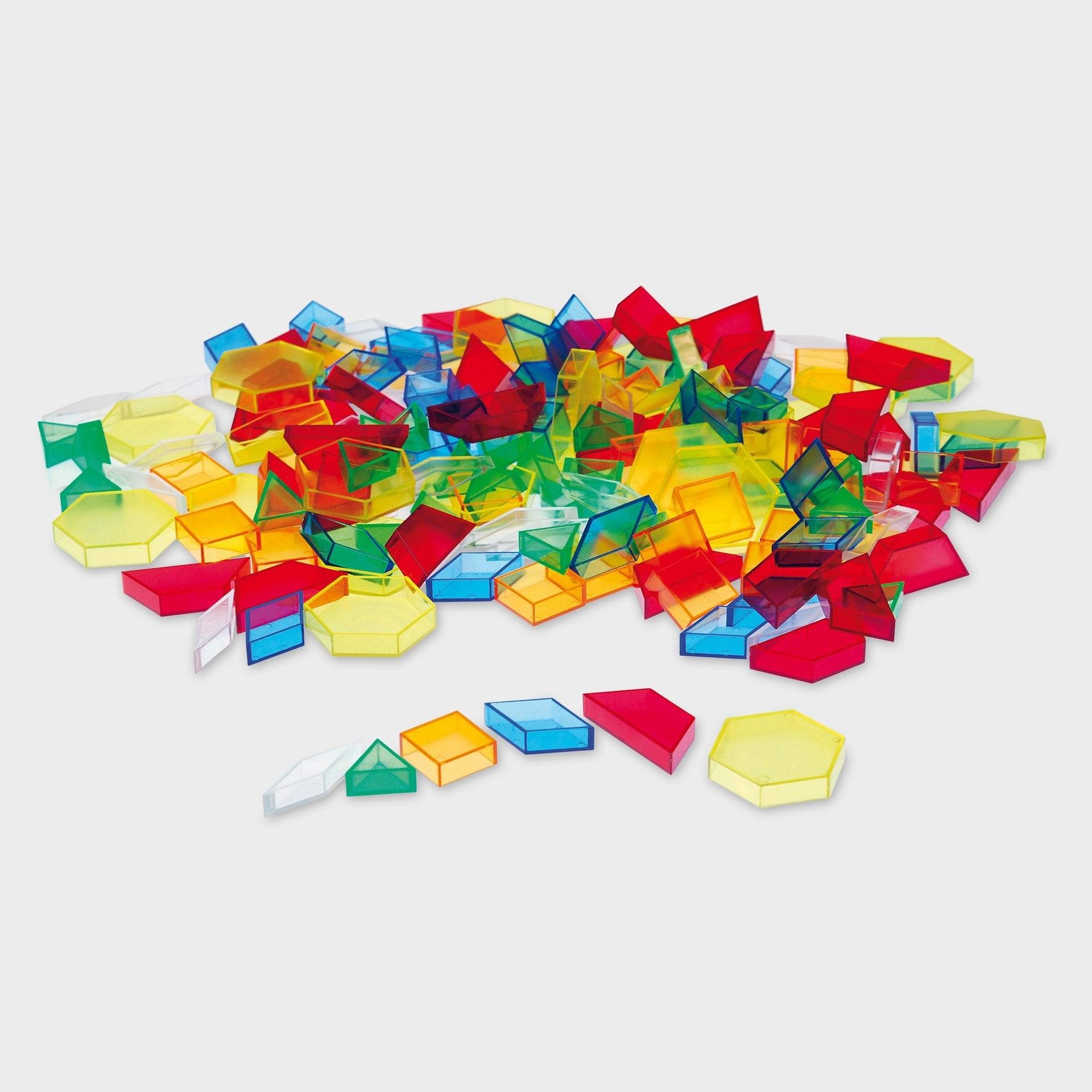 Tickit Translucent Hollow Pattern Blocks traslucidi 180 pezzi luce